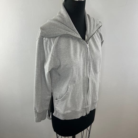 Free People Gray Zip-Up Jacket - Picture 7 of 11